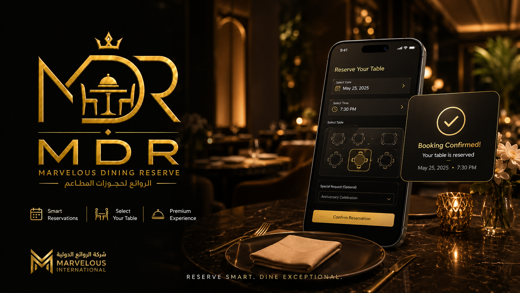 الروائع لحجوزات المطاعم